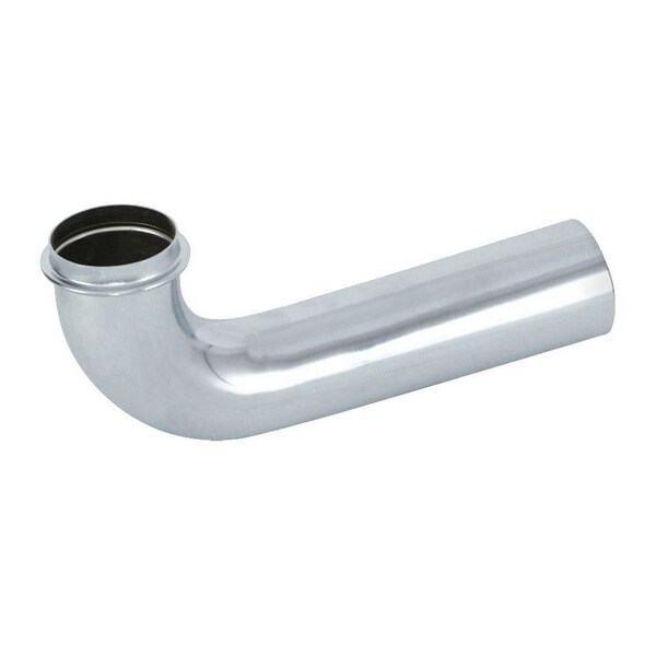 Thrifco Plumbing 22 Gauge 1-1/2 Inch x 7 Inch Chrome Plated Brass Beaded Wall Be 4400663 - main